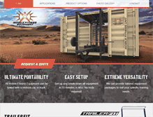 Tablet Screenshot of mobilefitnessequipment.com